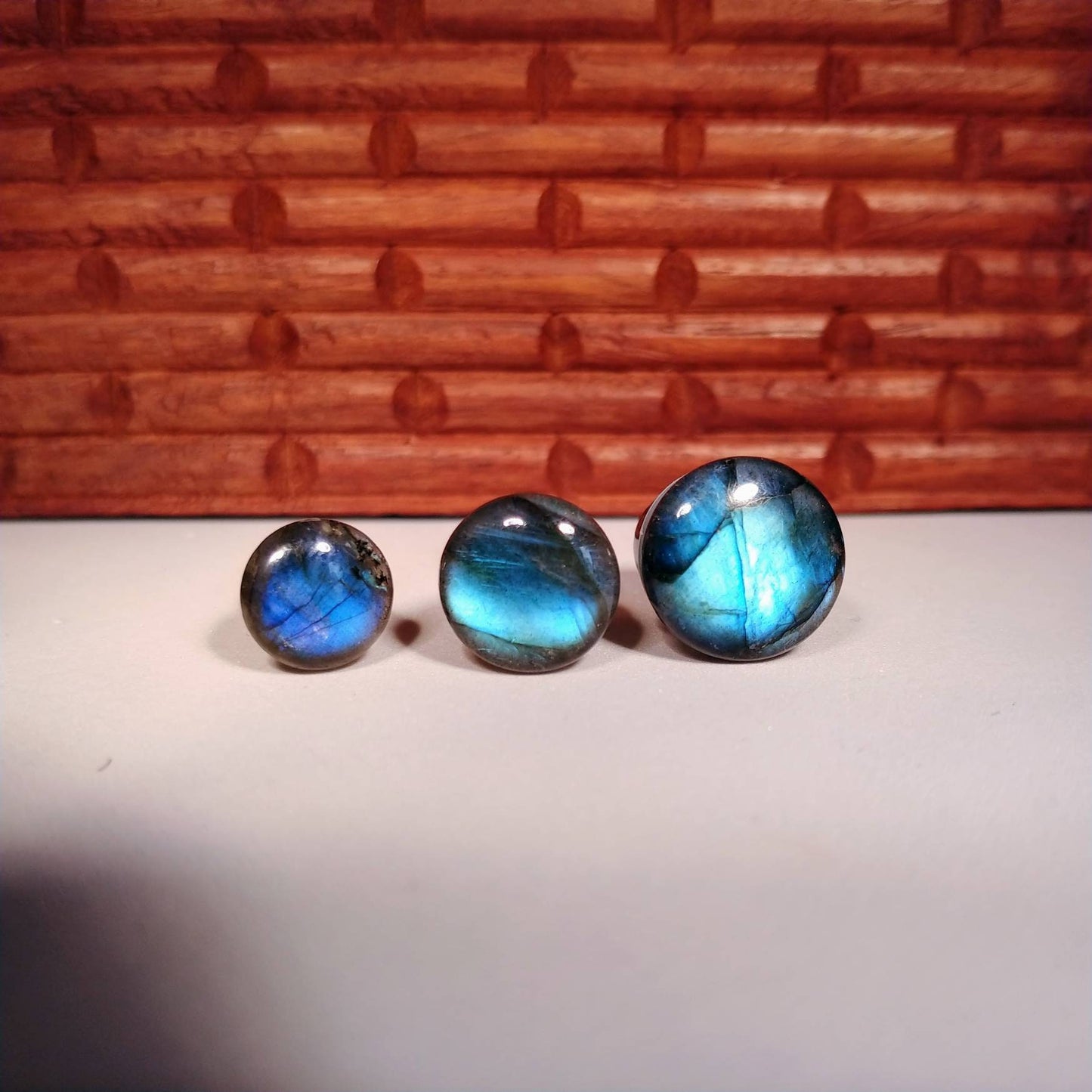 Labradorite Single Flare Stone Plugs