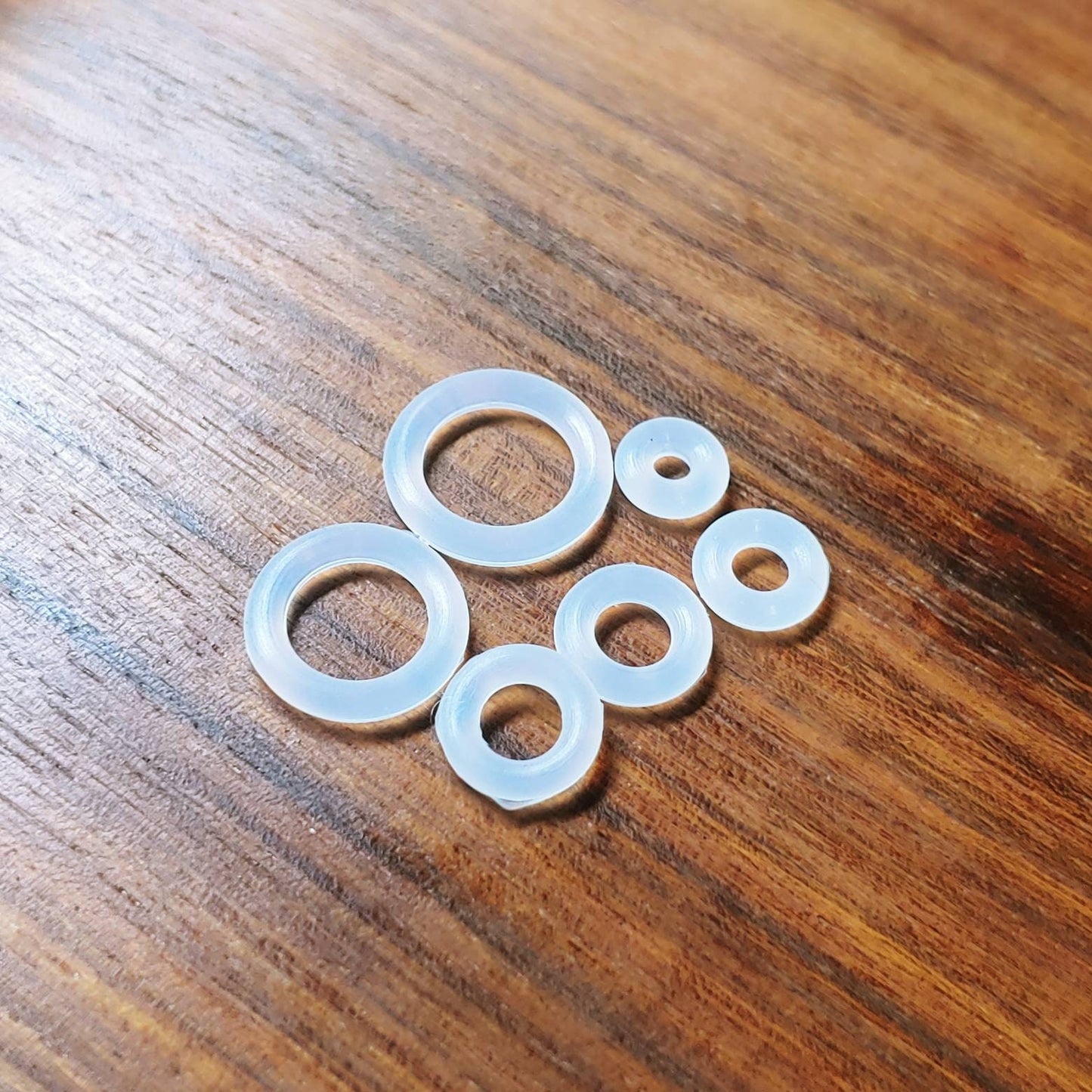 10 Replacement Silicone O-Rings For Single Flare Plugs