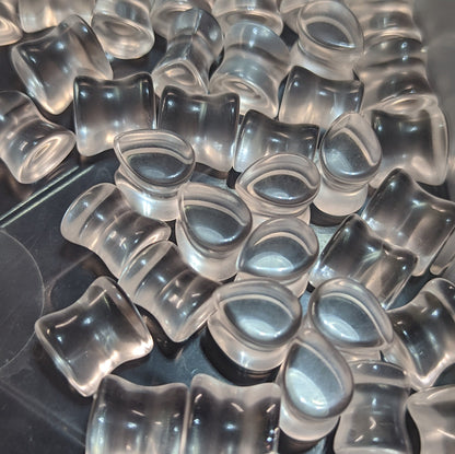Teardrop Crystal Glass Plugs