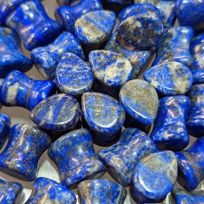 Teardrop Lapis Lazuli Stone Plugs