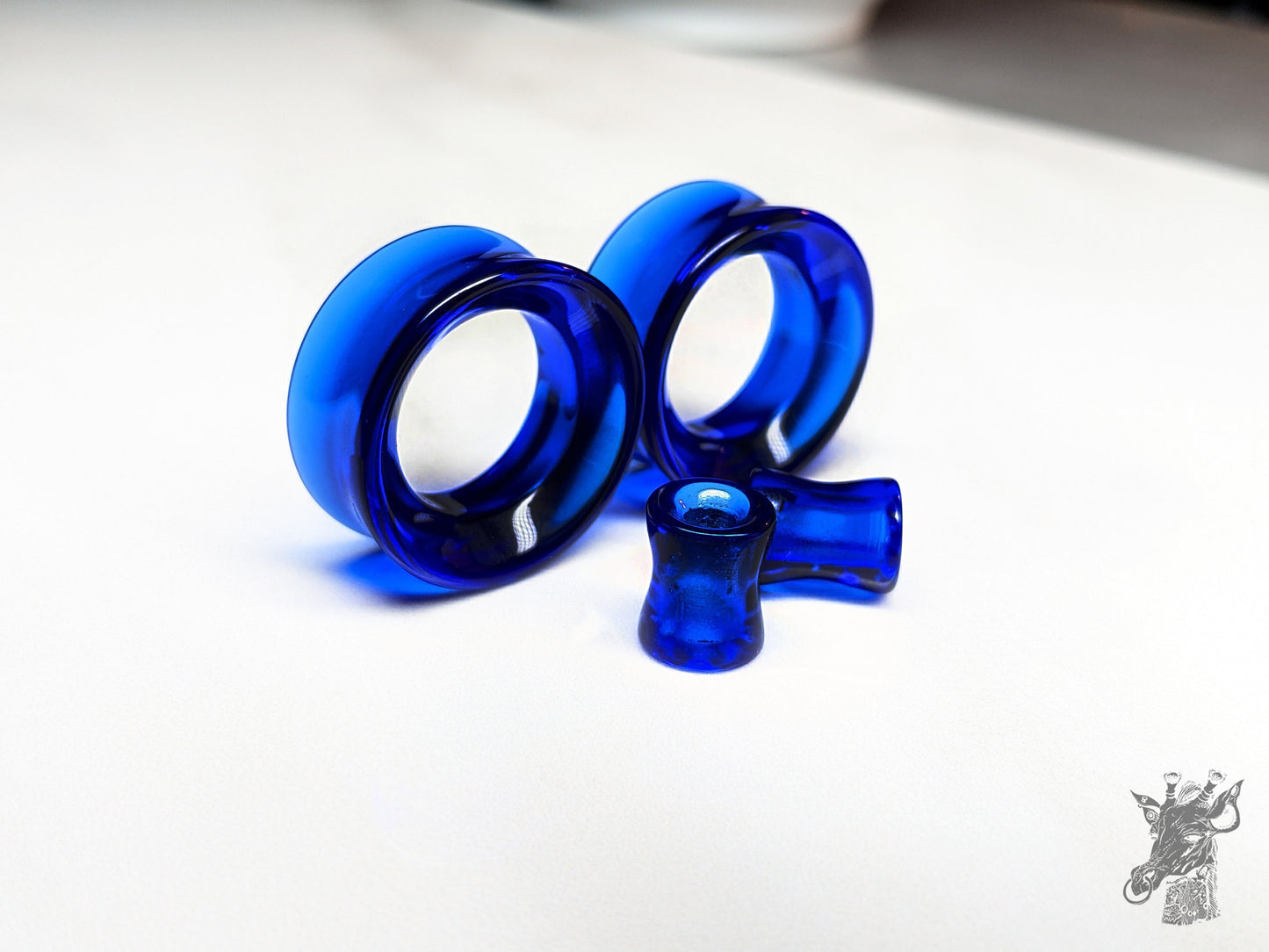 Dark Blue Glass Tunnels
