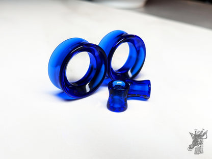 Dark Blue Glass Tunnels