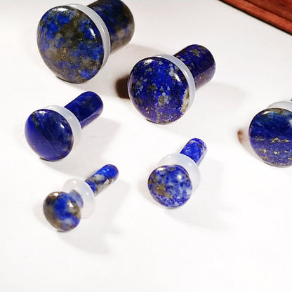 Lapis Lazuli Single Flare Stone Plugs