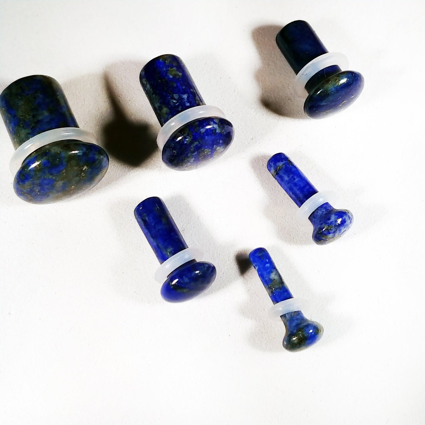 Lapis Lazuli Single Flare Stone Plugs