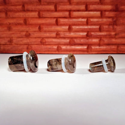 Labradorite Single Flare Stone Plugs