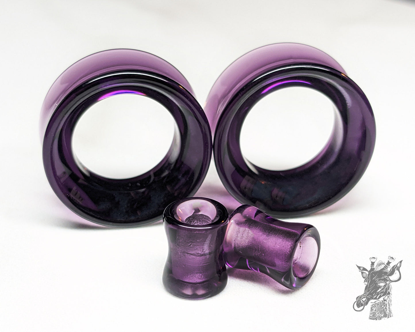 Dark Purple Glass Tunnels