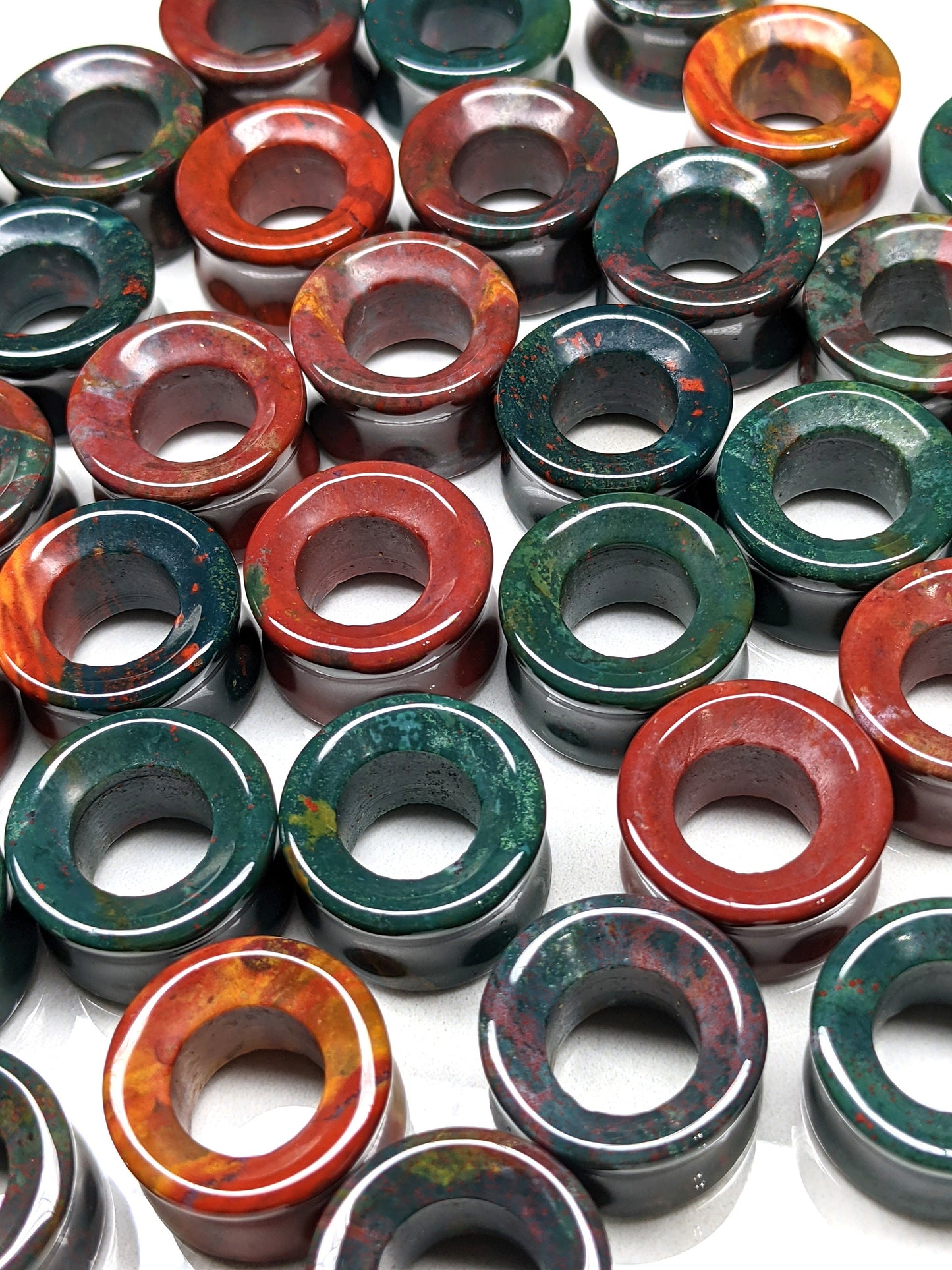 Indian Bloodstone Stone Tunnels