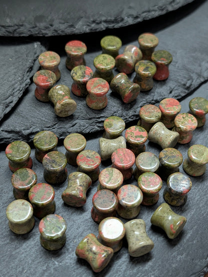 Unakite Stone Plugs