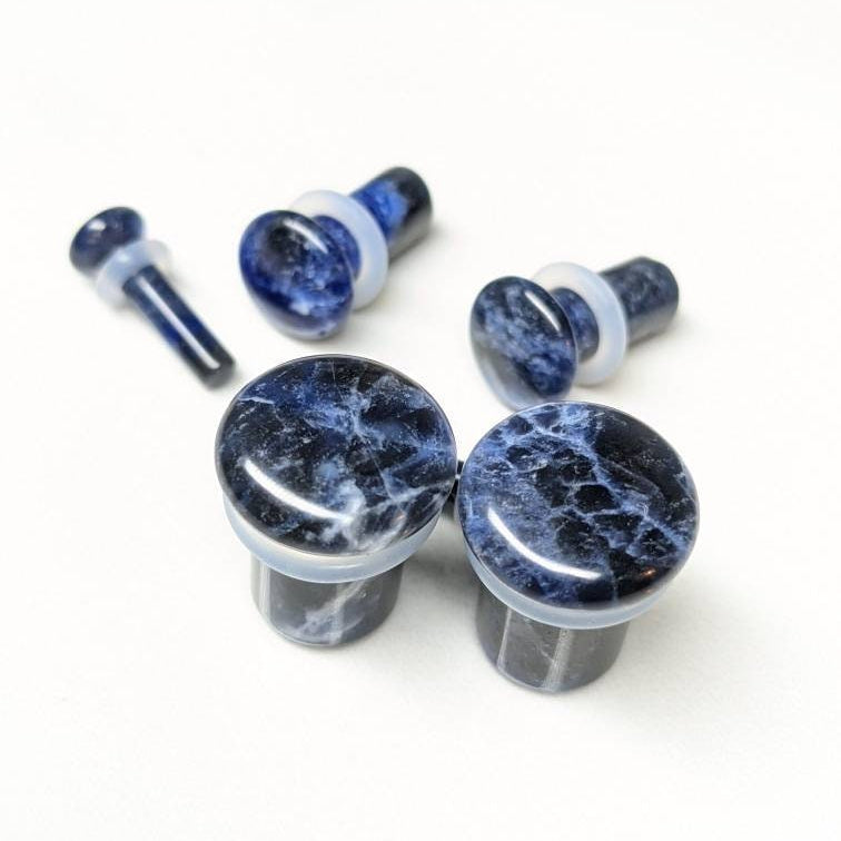 Sodalite Single Flare Plugs